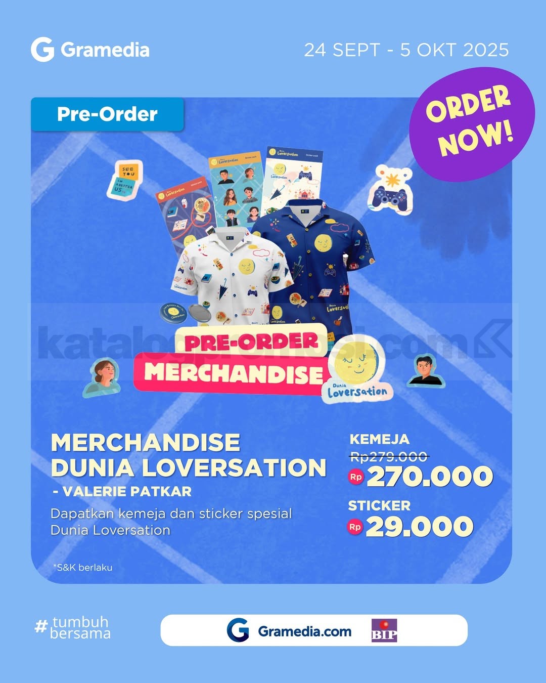 Promo Pre Order Merchandise Dunia Loversation by Valerie Patkar 