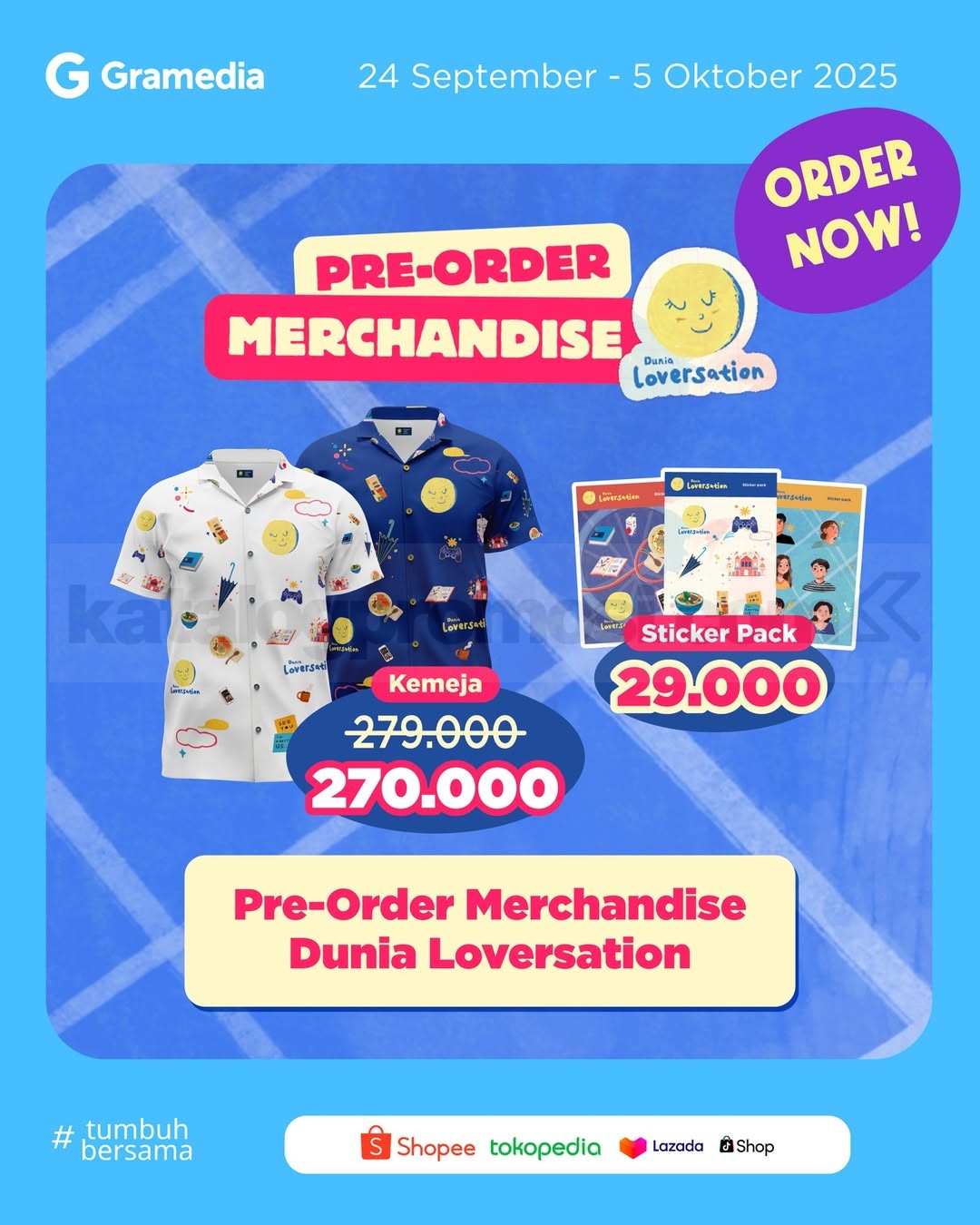 Promo Pre Order Merchandise Dunia Loversation by Valerie Patkar 