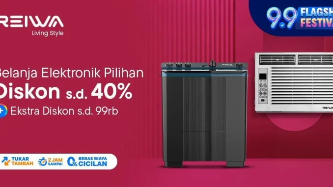 Promo Reiwa di Blibli 9.9 Diskon hingga 40% + Ekstra Potongan 99K