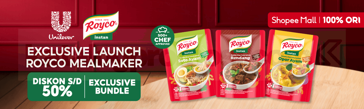Promo Royko Bumbu Siap Pakai Diskon hingga 50% + Hadiah Seru! 