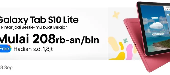 Promo Samsung Galaxy Tab S10 Lite di Blibli Cicilan Mulai 208K + Hadiah Gratis