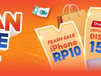 Promo Shopee Spesial Gajian FLASH SALE iPhone Rp10 + CICILAN 0%