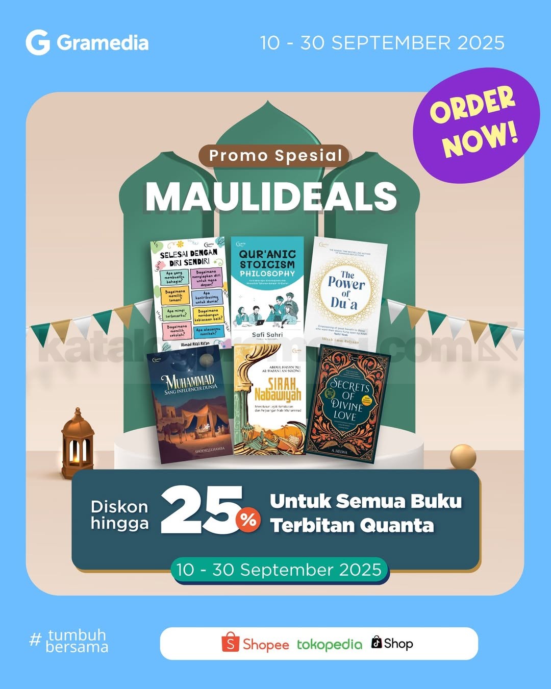 Promo Spesial Maulideals di Gramedia Diskon hingga 25%