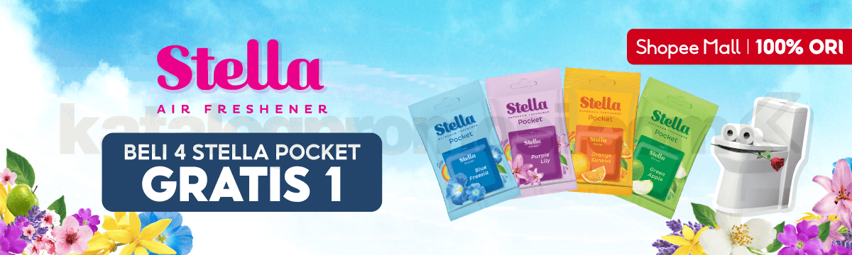 Promo Stella Pocket di Shopee BELI 4 GRATIS 1! 