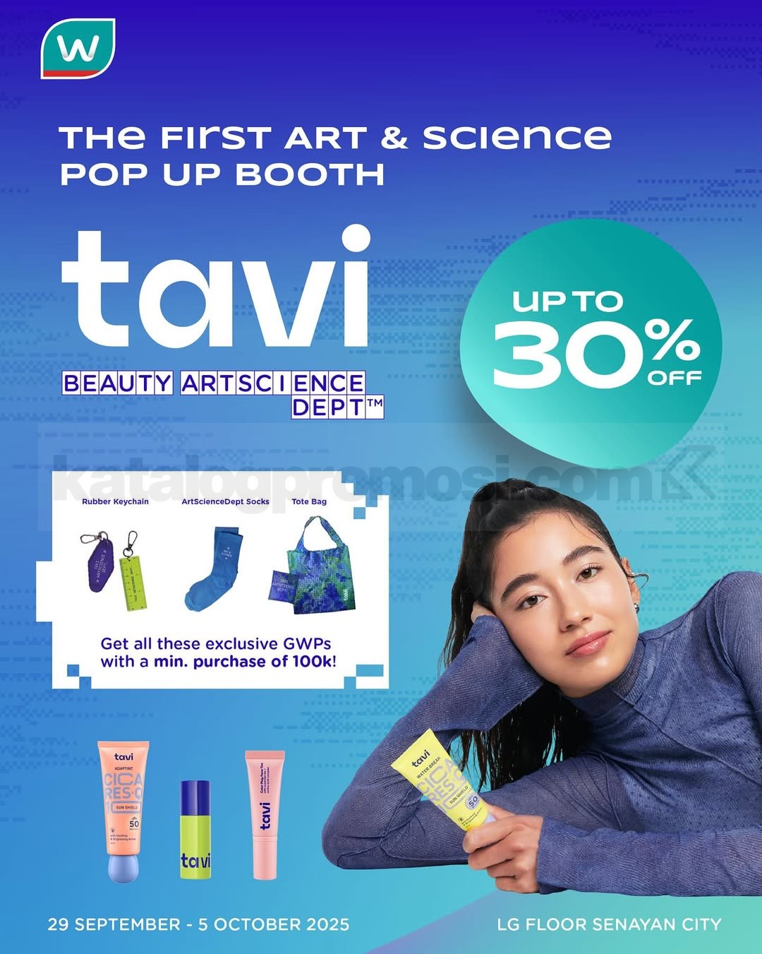 Promo TAVI Pop-Up Booth Diskon hingga 30% + Merchandise Eksklusif!   