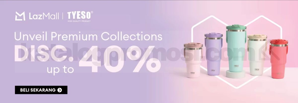 Promo Tyeso di Lazada Diskon hingga 40%