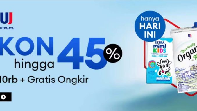 Promo Ultrajaya di LazMall Diskon hingga 45% + Voucher 10K