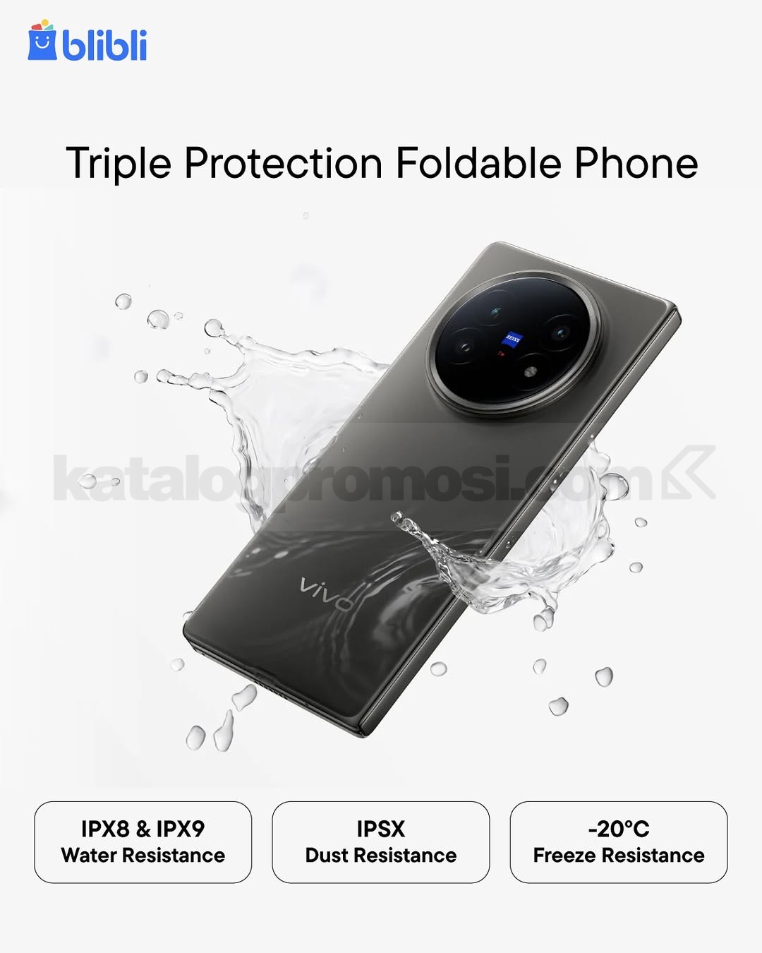 Promo Vivo X Fold5 Pre-Order Eksklusif di Blibli Mulai 1 Jutaan/Bulan