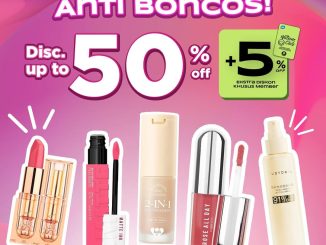 Promo Watsons Makeup On Anti Boncos Diskon hingga 50% + 5% 20