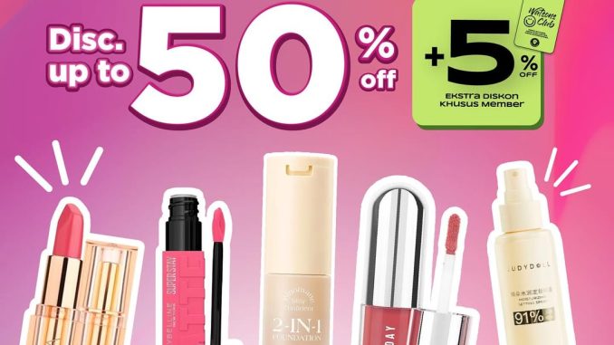 Promo Watsons Makeup On Anti Boncos Diskon hingga 50% + 5% 1