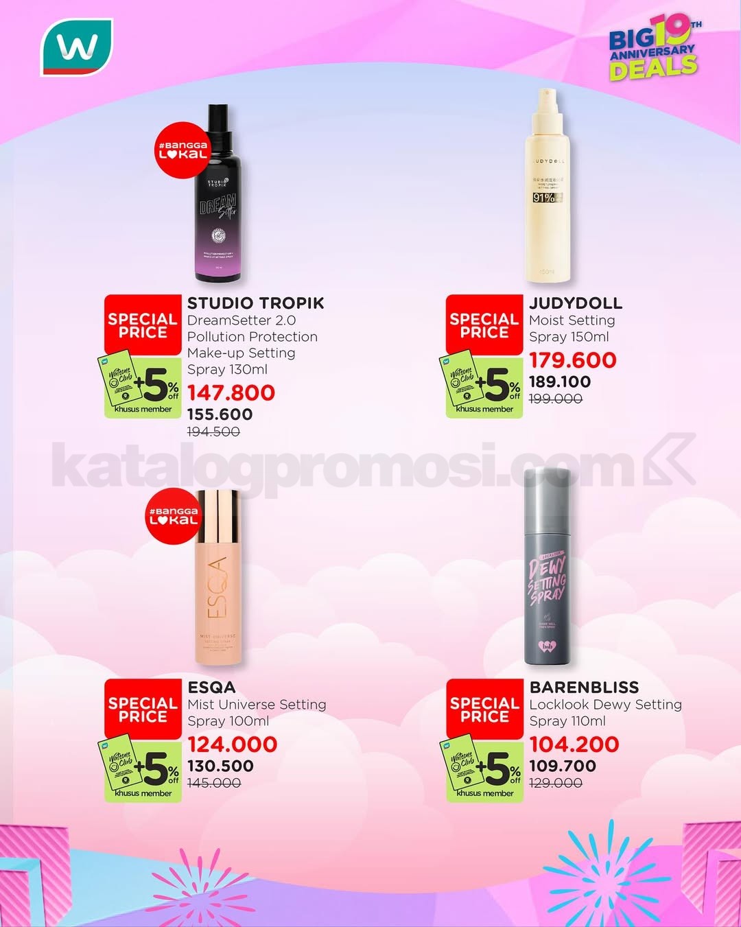 Promo Watsons Makeup On Anti Boncos Diskon hingga 50% + 5%