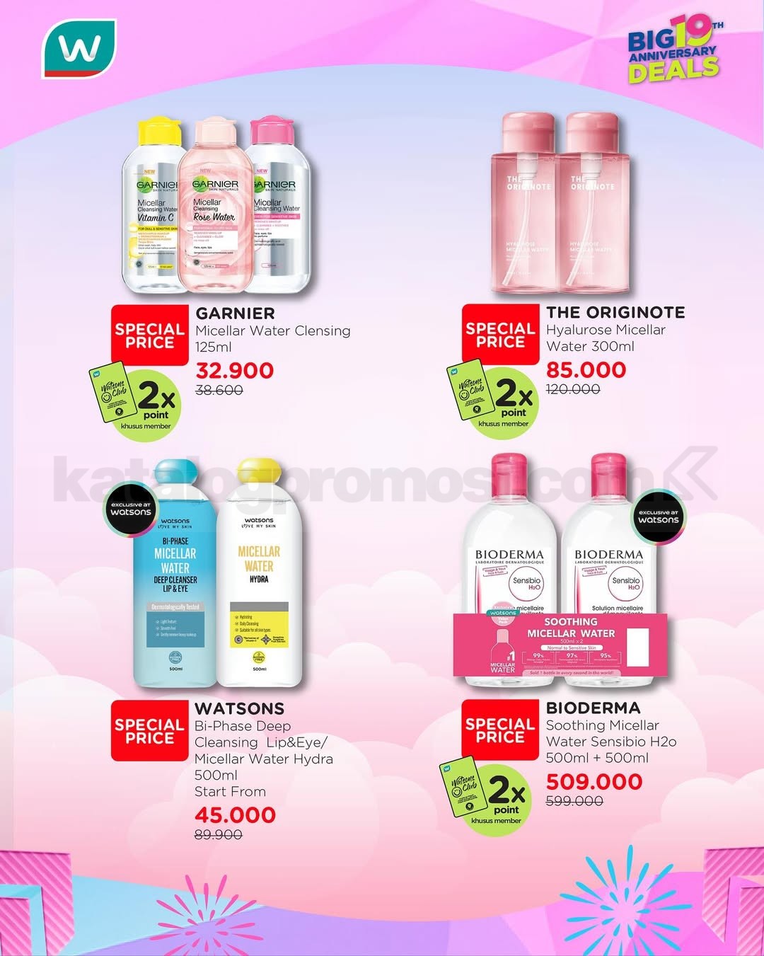 Promo Watsons - Skincare Wajah Auto Glowing Diskon 30% + 5%