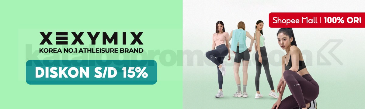 Promo XEXYMIX di Shopee Diskon hingga 15%