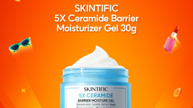 SKINTIFIC 5X Ceramide Barrier Moisture Gel Harga Spesial di Shopee 12.12!