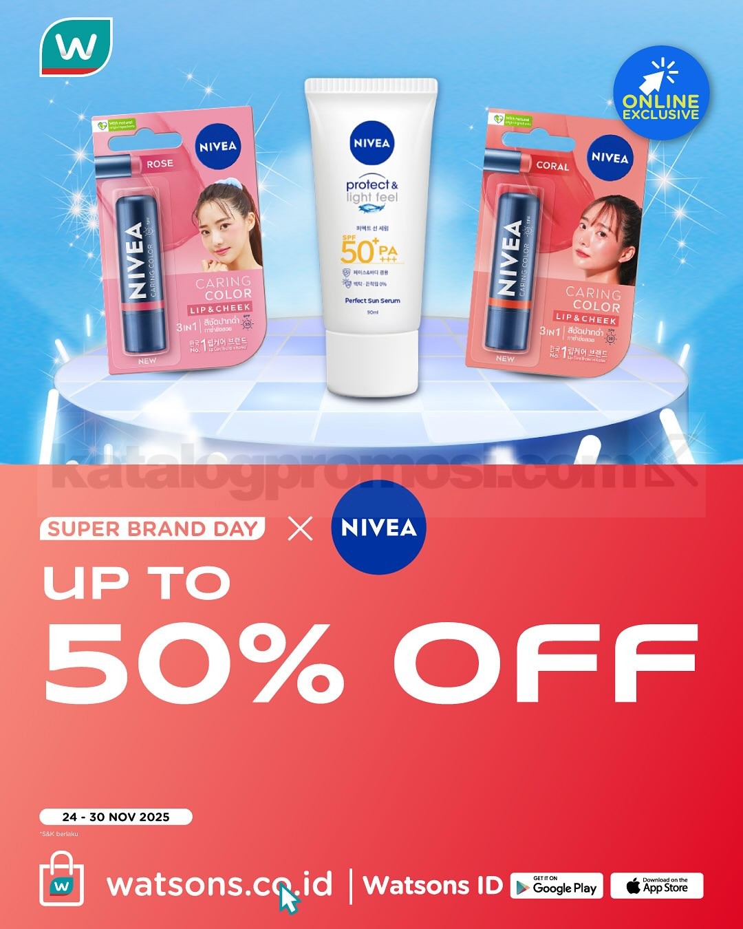 Watsons Super Brand Day Periode 24-30 November 2025 Watsons Super Brand Day Periode 24-30 November 2025