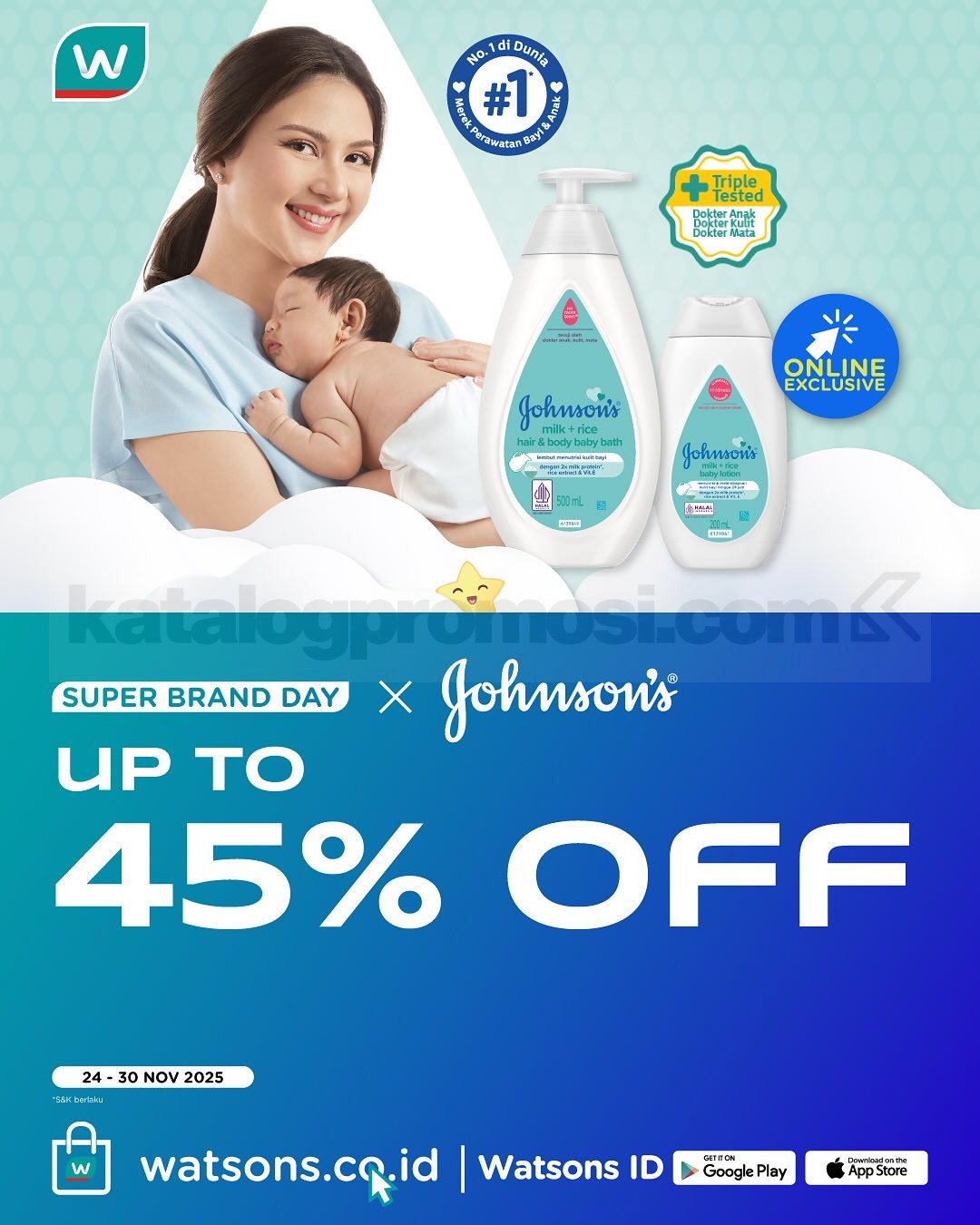 Watsons Super Brand Day Periode 24-30 November 2025 Watsons Super Brand Day Periode 24-30 November 2025