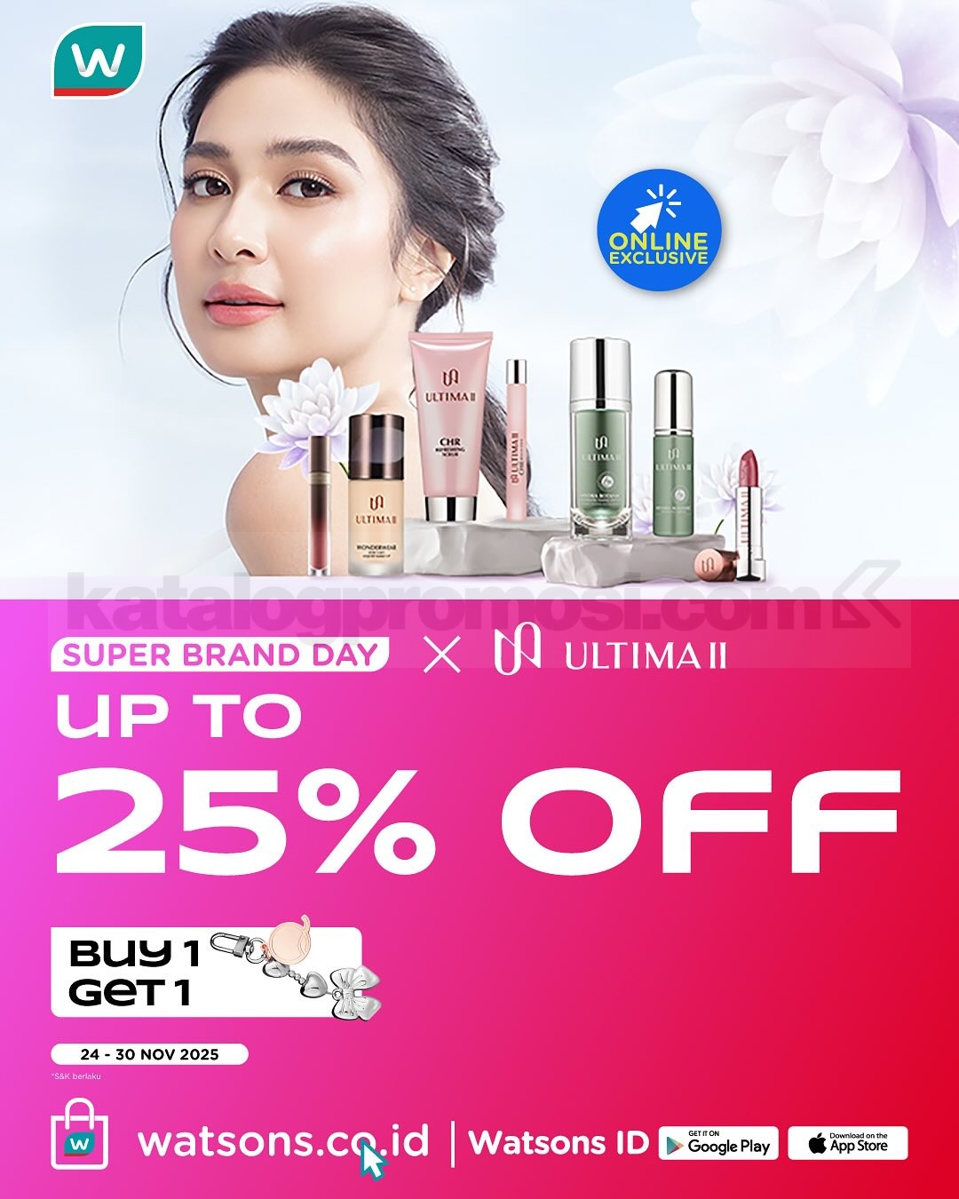 Watsons Super Brand Day Periode 24-30 November 2025 Watsons Super Brand Day Periode 24-30 November 2025