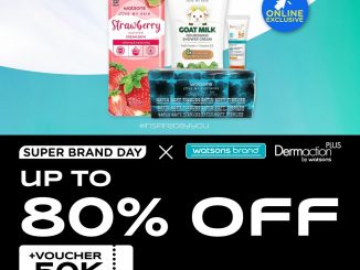 Watsons Super Brand Day Periode 24-30 September 2025