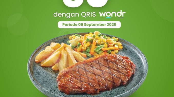 Promo Abuba Steak Diskon Rp 50.000 Dengan Menggunakan Qris Wondr By BNI