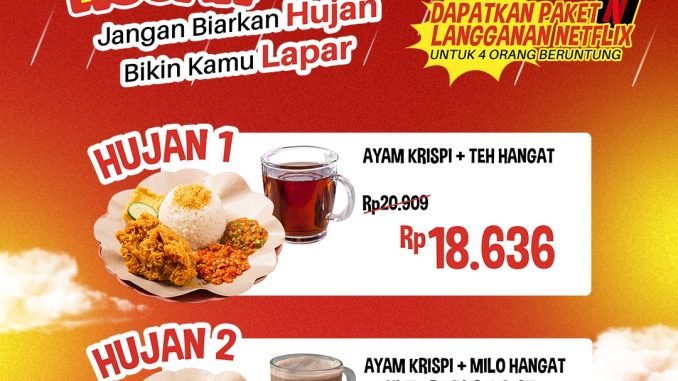 Promo Ayam Goreng Nelongso Paket Hujan Mulai Rp 18.636