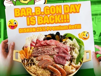 Promo Bar.B.Q Plaza Bar.B.Gon Day Diskon 25% untuk Premium Refill