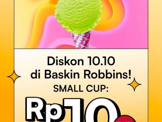 Promo Baskin Robbins AlloBank Spesial 10.10 Small Cup cuma Rp10.000