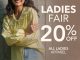 Promo X-Eight Ladies Fair get 20% Off For All Ladies Apparel* 1