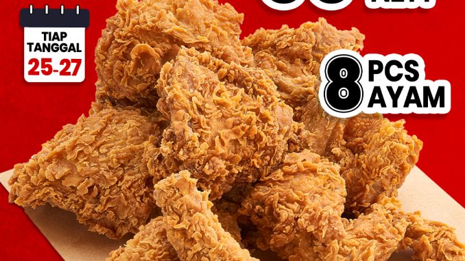 Promo CFC Pay Day Deal 8 Potong Ayam cuma Rp99.000