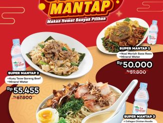 Promo Chopstix Paket Super Mantap mulai Rp 50.000, paket lengkap makanan & minuman Asia mantap