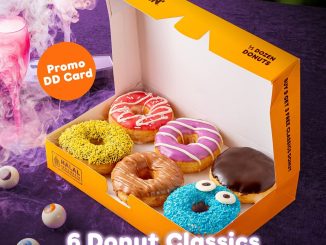Promo Dunkin Happy Monday! 6 Donut Classics + 1 Minuman cuma Rp 75.000 dengan DD Card