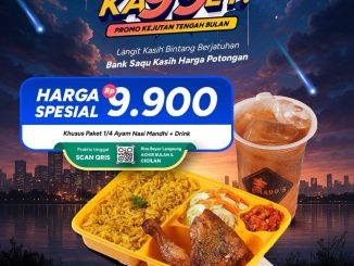 Promo KA99ET Bank Saqu Emados! Paket Ayam Nasi Mandhi cuma Rp. 9.900