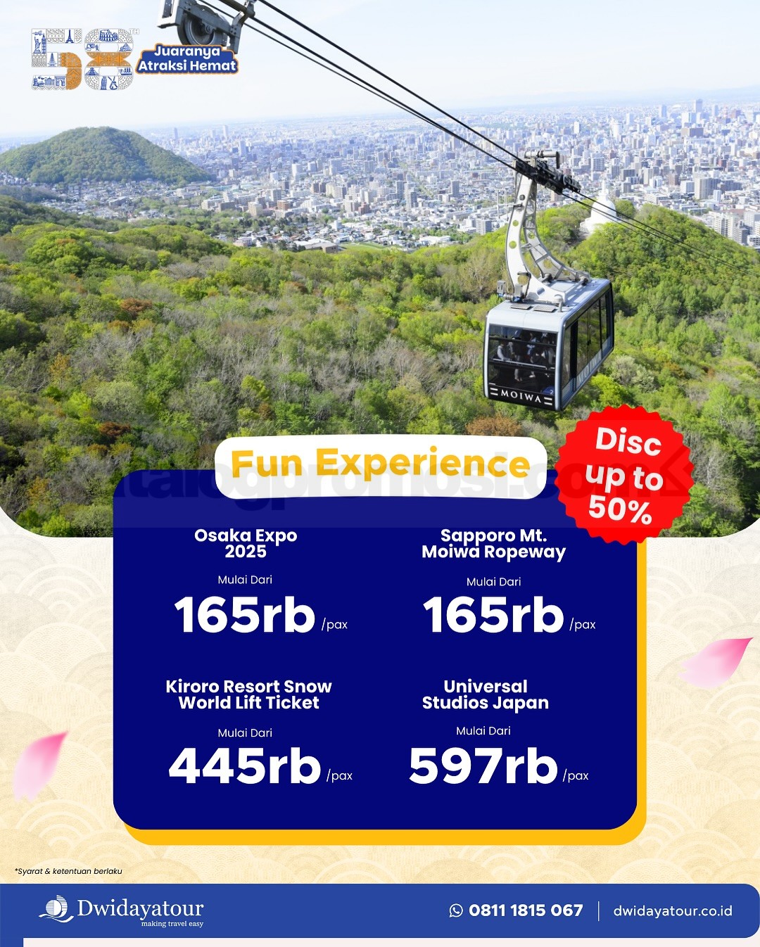 Mandiri Dwidayatour Travel Deals Japan Festival di AEON Mall BSD Mandiri Dwidayatour Travel Deals Japan Festival di AEON Mall BSD 3