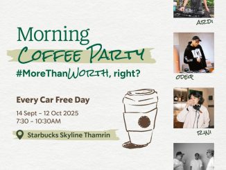 Morning Coffee Party Starbucks di Skyline Thamrin 14 September–12 Oktober 2025 Car Free Day