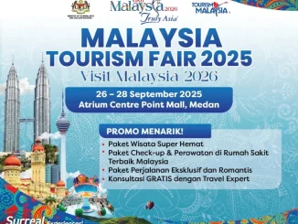 Visit Malaysia Travel Fair 2025 di Centre Point Medan 26–28 September 2025
