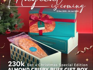 Promo MAISON FEERIE Chirstmas Special Gift Box Golden Almond Crispy Puff