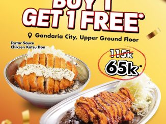 Promo Spesial Opening Go! Go! Curry Gandaria City Buy 1 Get 1 Free*