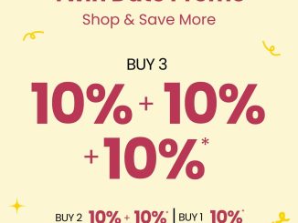 Promo GOSH SHOES 10.10 Beli 1 dapat 10%, beli 2 dapat 20%, beli 3 dapat 30%*