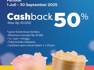 Promo HopHop Bank Saqu Cashback 50% untuk Minuman Favorit 3