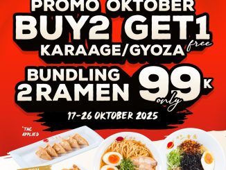 Promo Hakata Ikkousha Buy 2 Get 1 & Bundling 2 Ramen Cuma 99 Ribu*