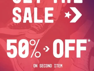 Promo Converse Get 50% Off For Second Items* 6