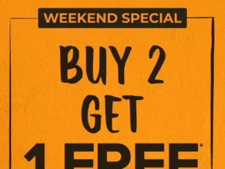 Promo Sports Station Weekend Special Buy 2 Get 1 Free*
