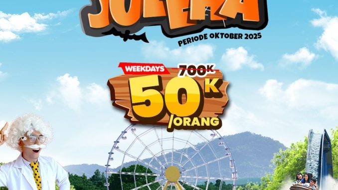 Promo Jungleland JULEHA Jumat Leha-Leha cuma Rp50.000/Orang