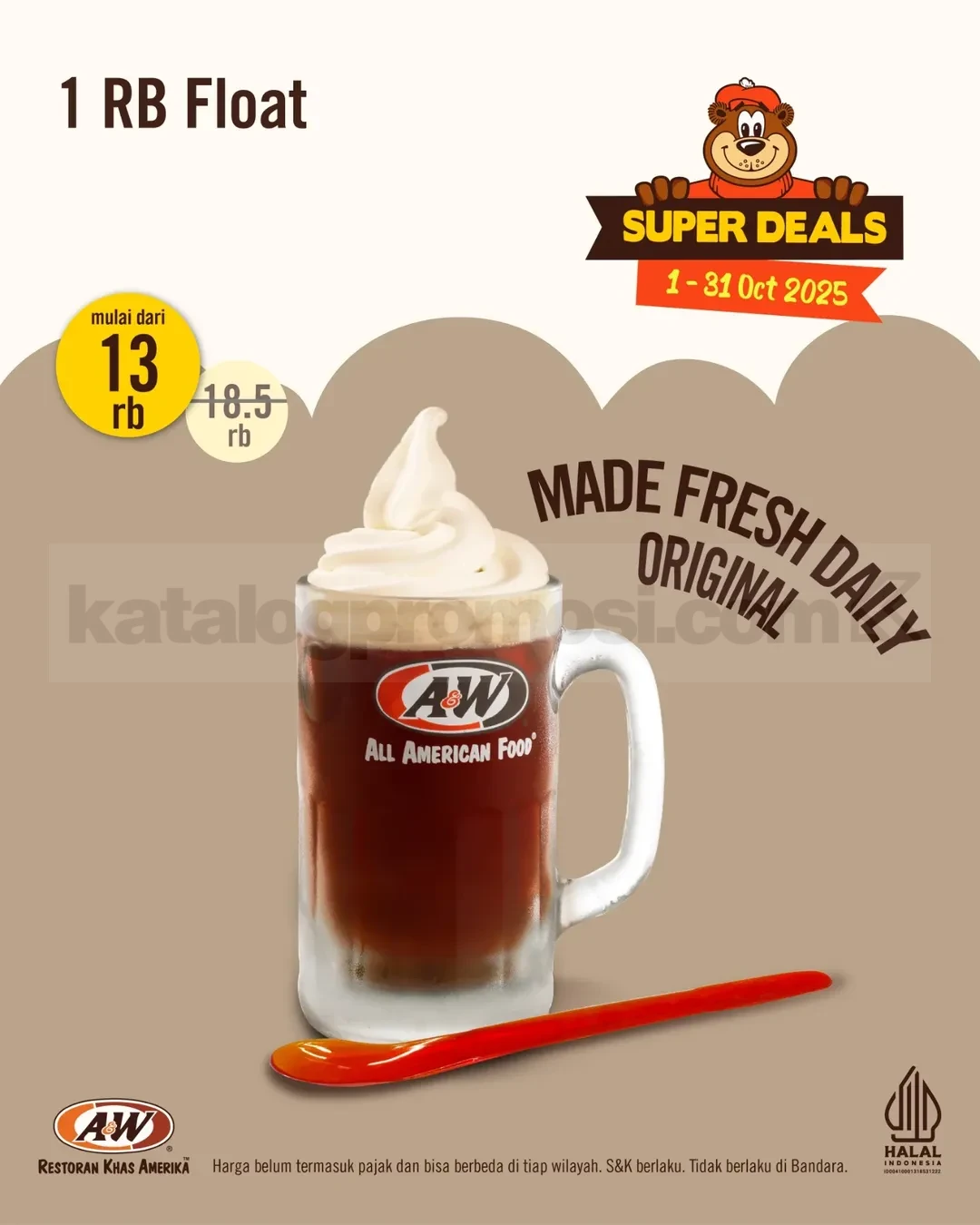 KUPON DISKON A&W OKTOBER 2025 KUPON DISKON A&W OKTOBER 2025 8