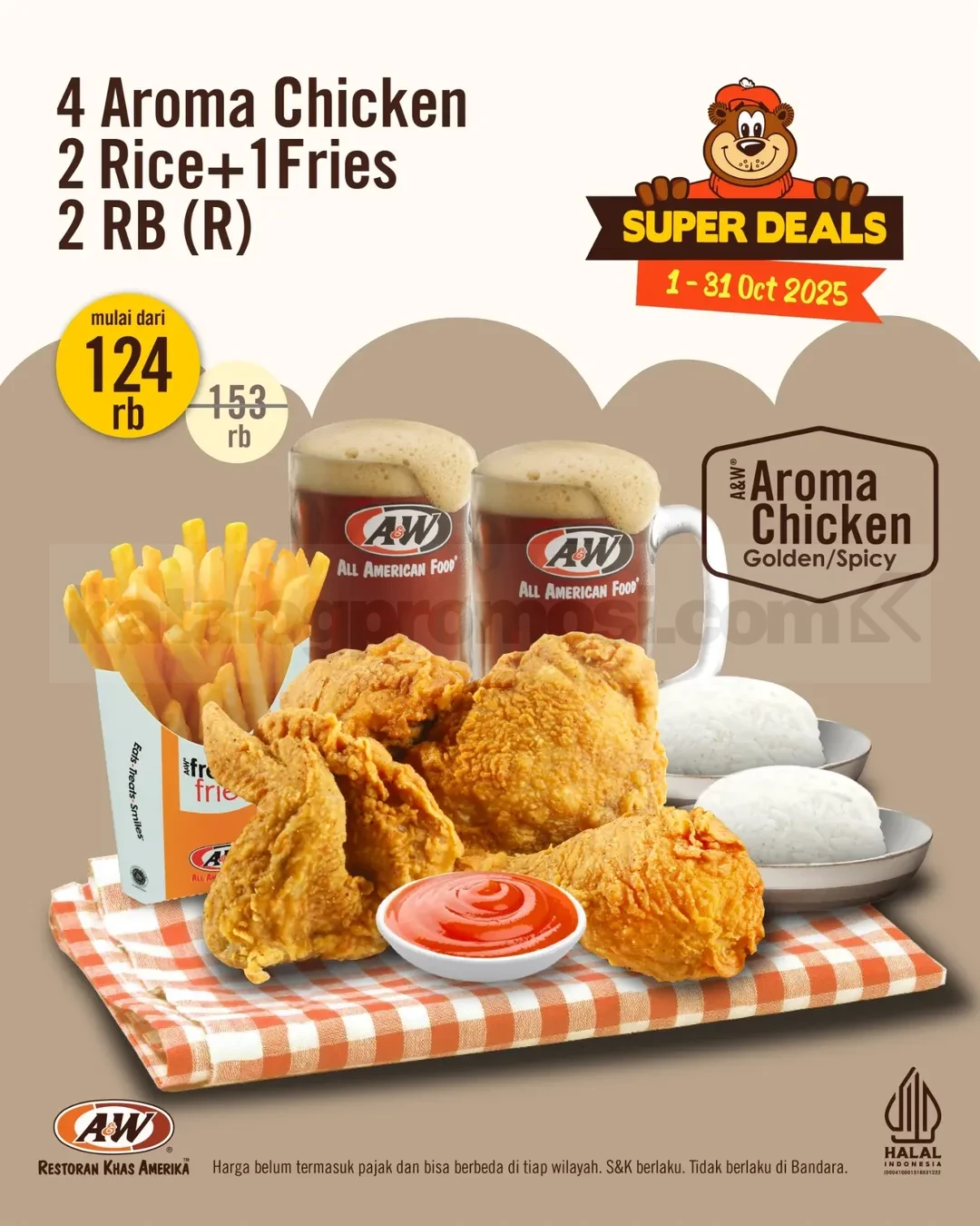 KUPON DISKON A&W OKTOBER 2025 KUPON DISKON A&W OKTOBER 2025 10