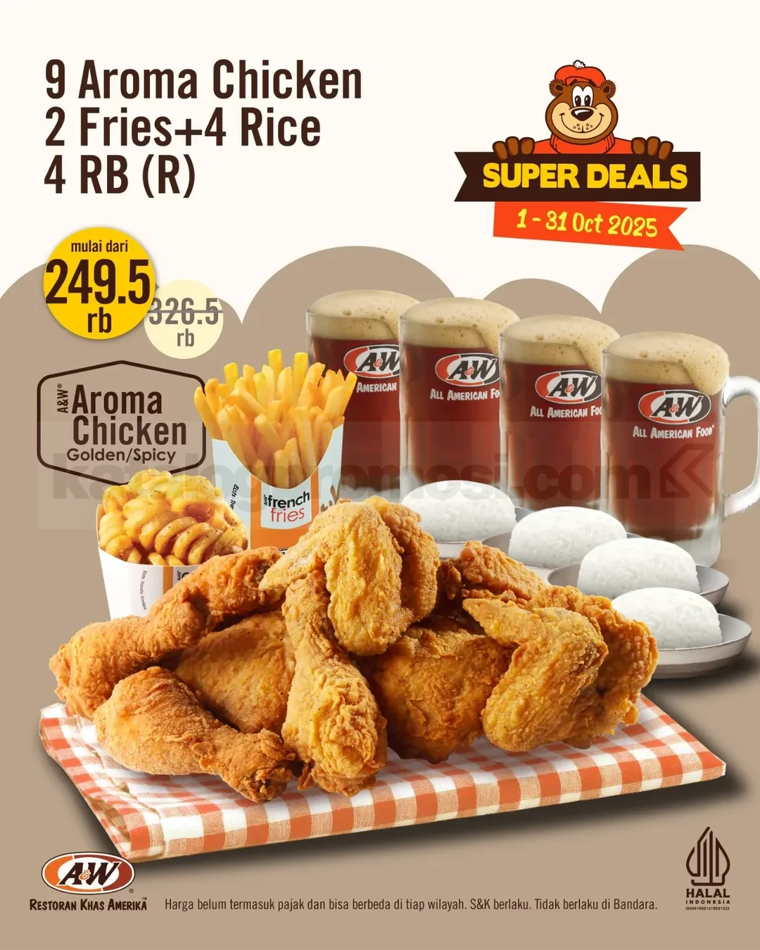 KUPON DISKON A&W OKTOBER 2025 KUPON DISKON A&W OKTOBER 2025 12