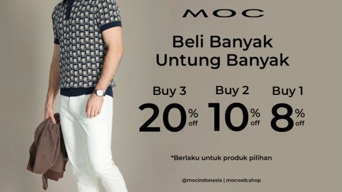 Promo MOC Buy More Save More Up To 20% Off* 1