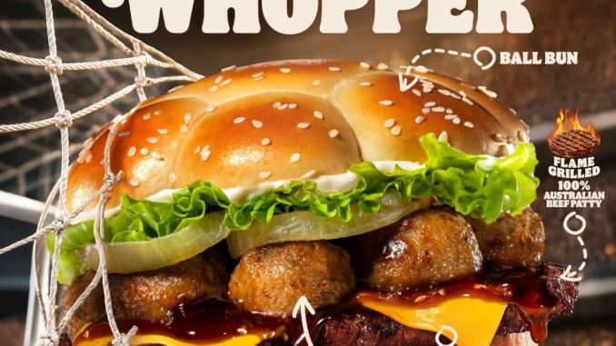 Promo Burger King NEW! MeatGOL Whopper Gratis Fries dan Coke Zero dengan pembelian à la carte