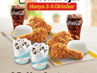 Promo McDonald’s Delivery 2 PaNas2 + 2 McFlurry Rp70 Ribuan