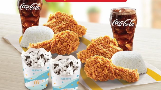 Promo McDonald’s Delivery 2 PaNas2 + 2 McFlurry Rp70 Ribuan