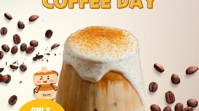 Promo Pan & Co. International Coffee Day Tebus Murah Latte Cold cuma 10K 1